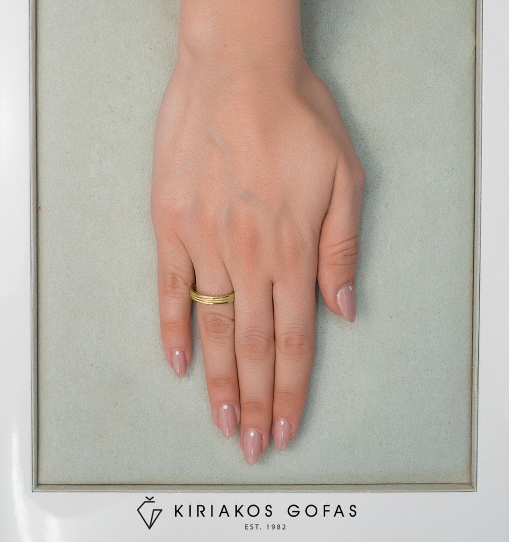 Women's Wedding Bands Gofas Gold