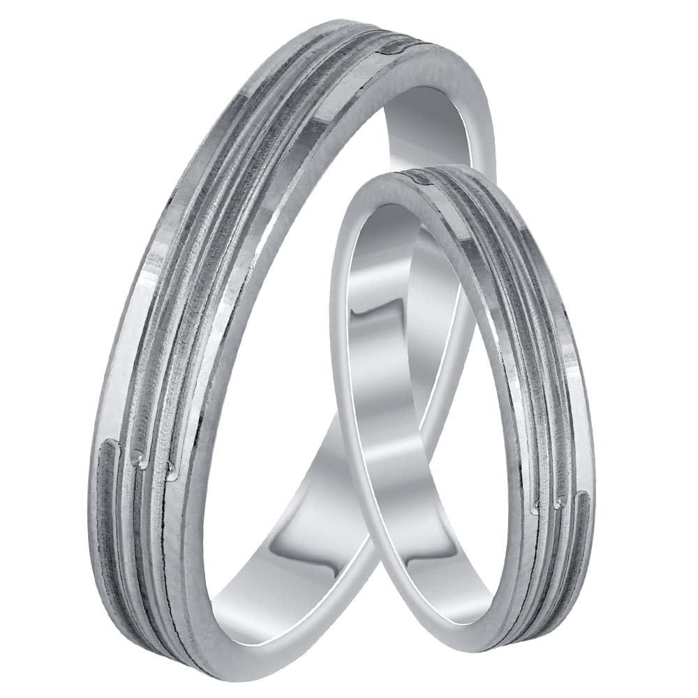 Women's Wedding Bands Gofas Silver