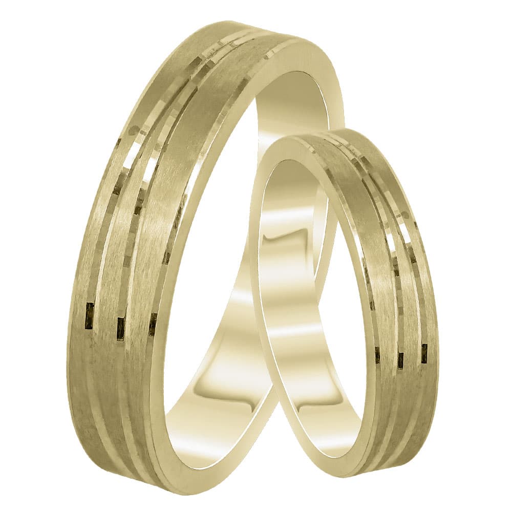 Women's Wedding Bands Gofas Gold