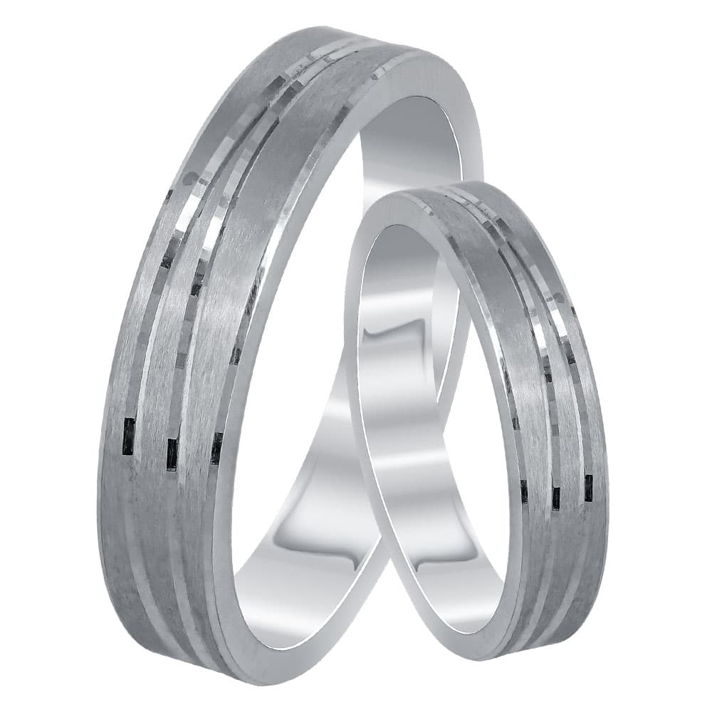 Women's Wedding Bands Gofas Silver