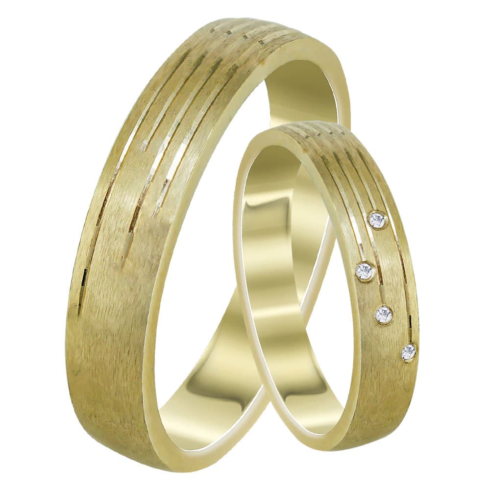 Women's Wedding Bands Gofas Gold