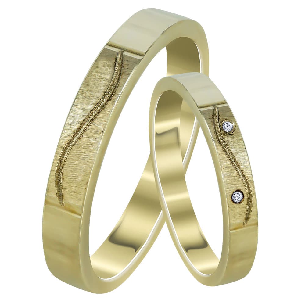 Women's Wedding Bands Gofas Gold