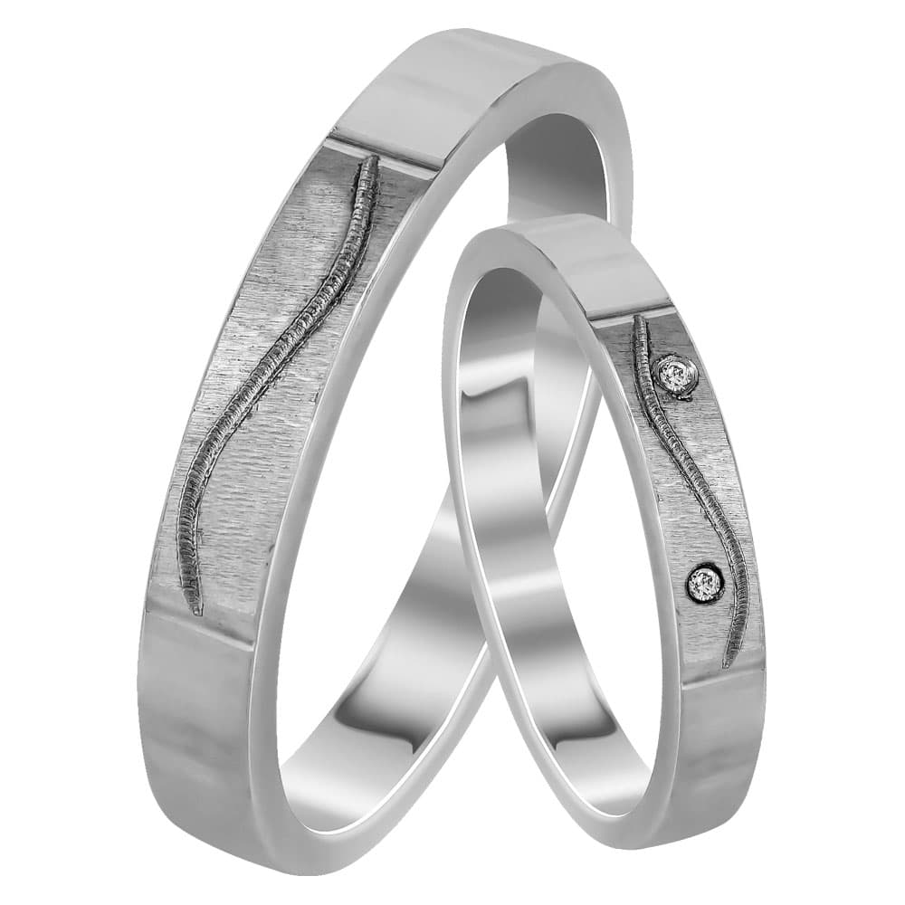 Women's Wedding Bands Gofas Silver