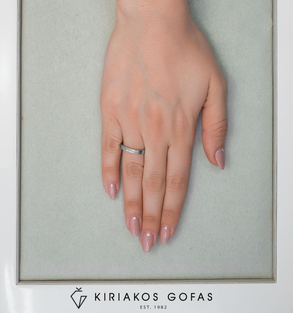 Women's Wedding Bands Gofas Silver