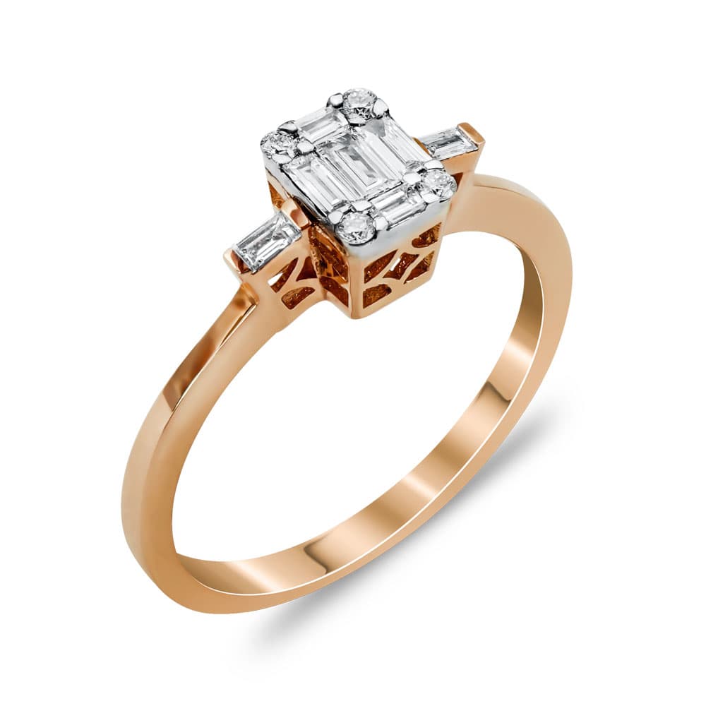 Women's Engagement Rings Gofas Rose Gold