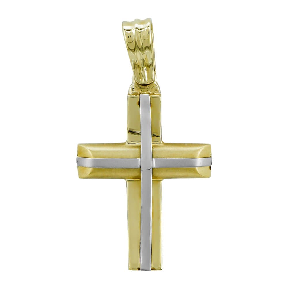 Boys' Baptism Crosses Gofas Gold