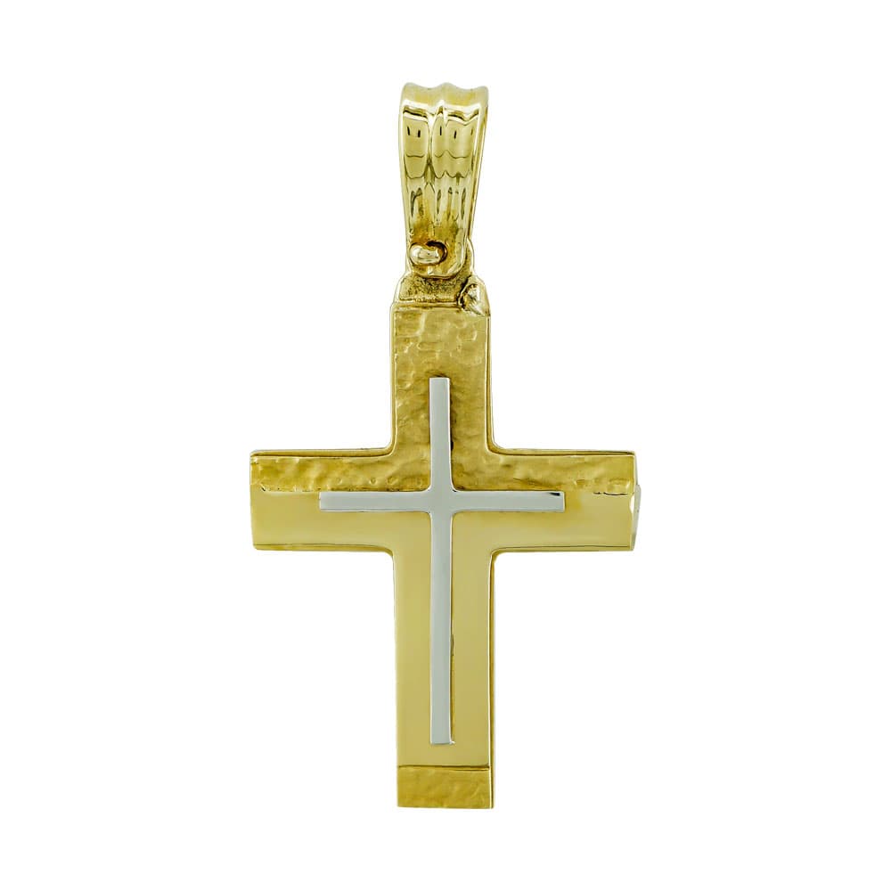 Boys' Baptism Crosses Gofas Gold