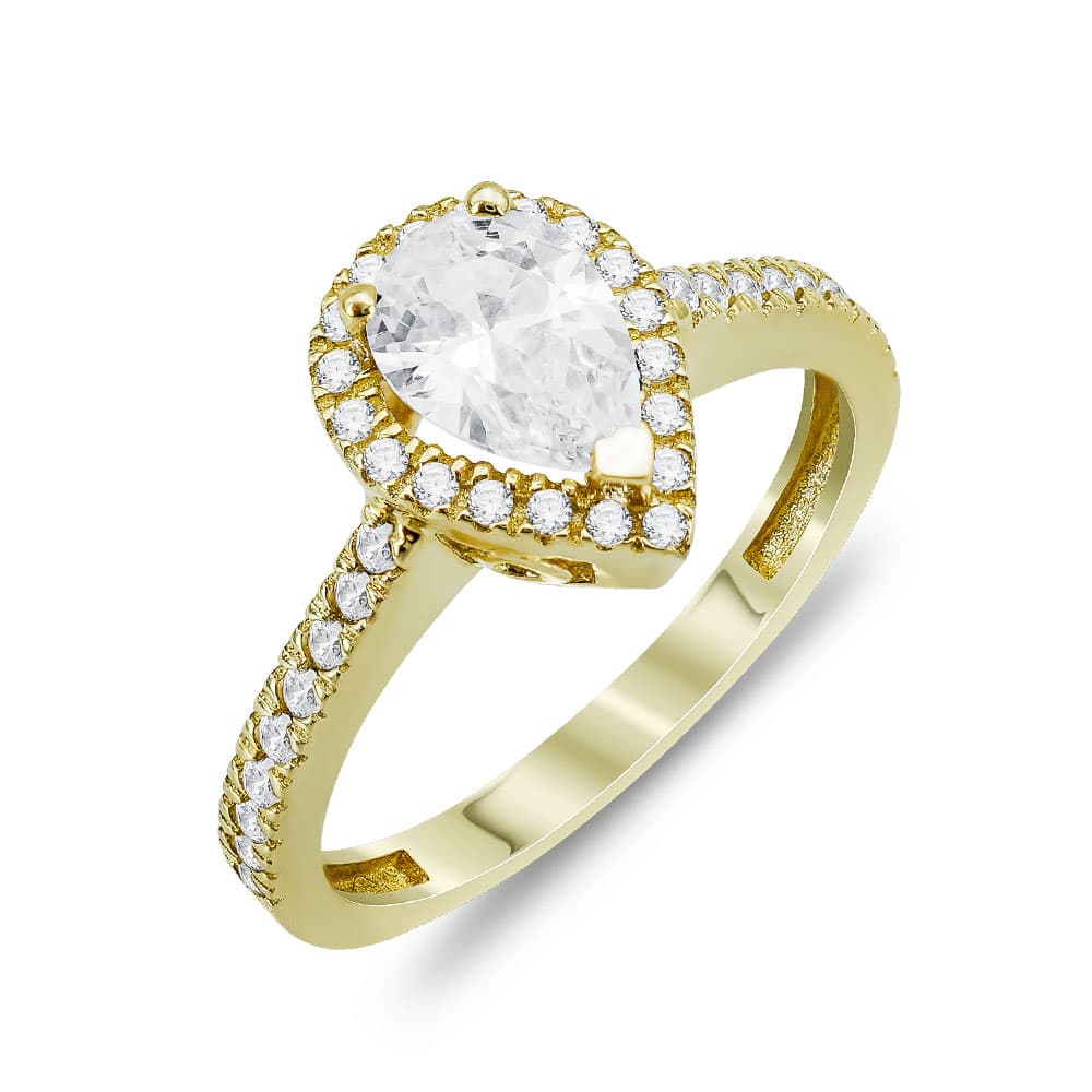 Women's Engagement Rings Gofas Gold
