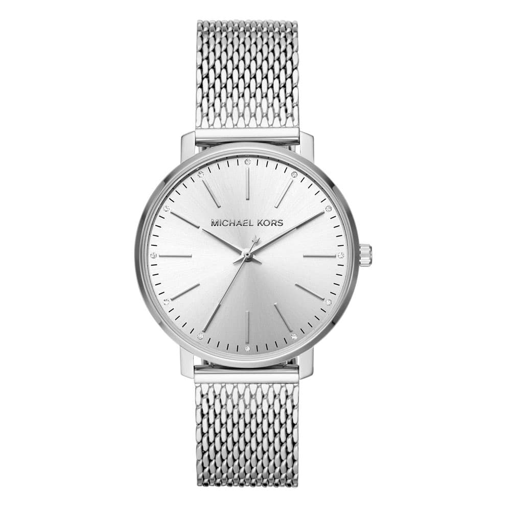 Michael KORS Pyper Crystals Silver Stainless Steel Bracelet MK4338