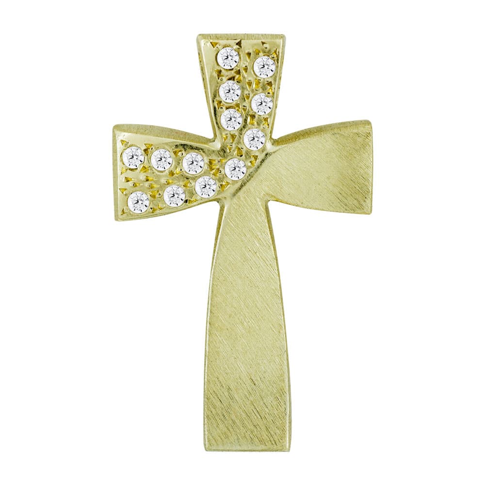 Girls' Baptism Crosses Σταυροί ΤΡΙΑΝΤΟΣ Gold