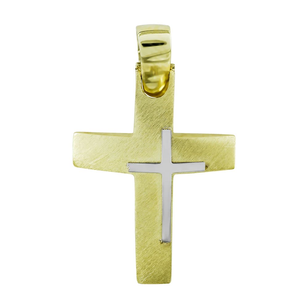 Boys' Baptism Crosses Gofas Gold