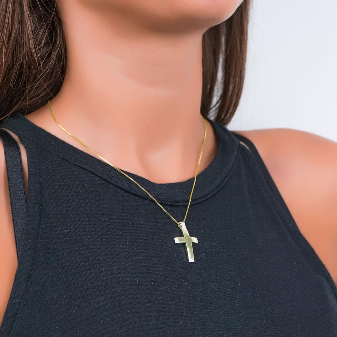 Girls' Baptism Crosses Gofas Gold