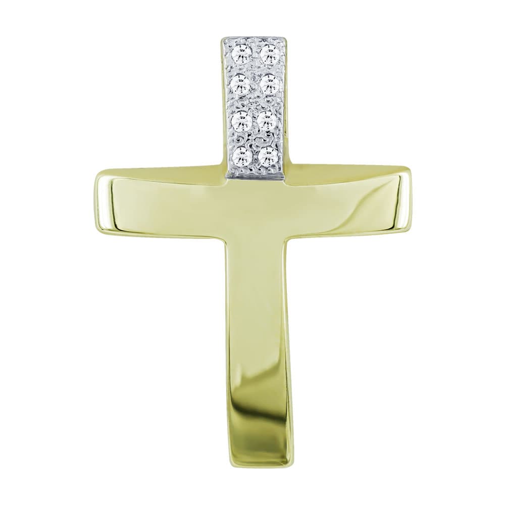 Girls' Baptism Crosses Gofas Gold