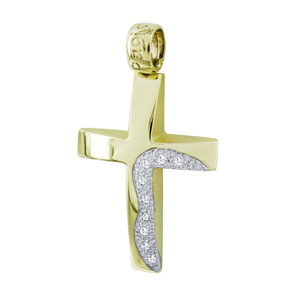 Girls' Baptism Crosses Gofas Gold