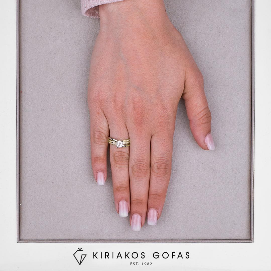 Women's Engagement Rings Gofas Gold