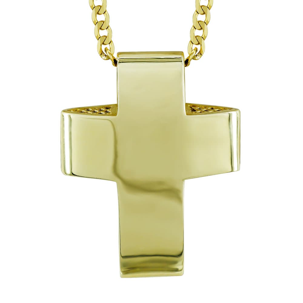 Boys' Baptism Crosses Gofas Gold