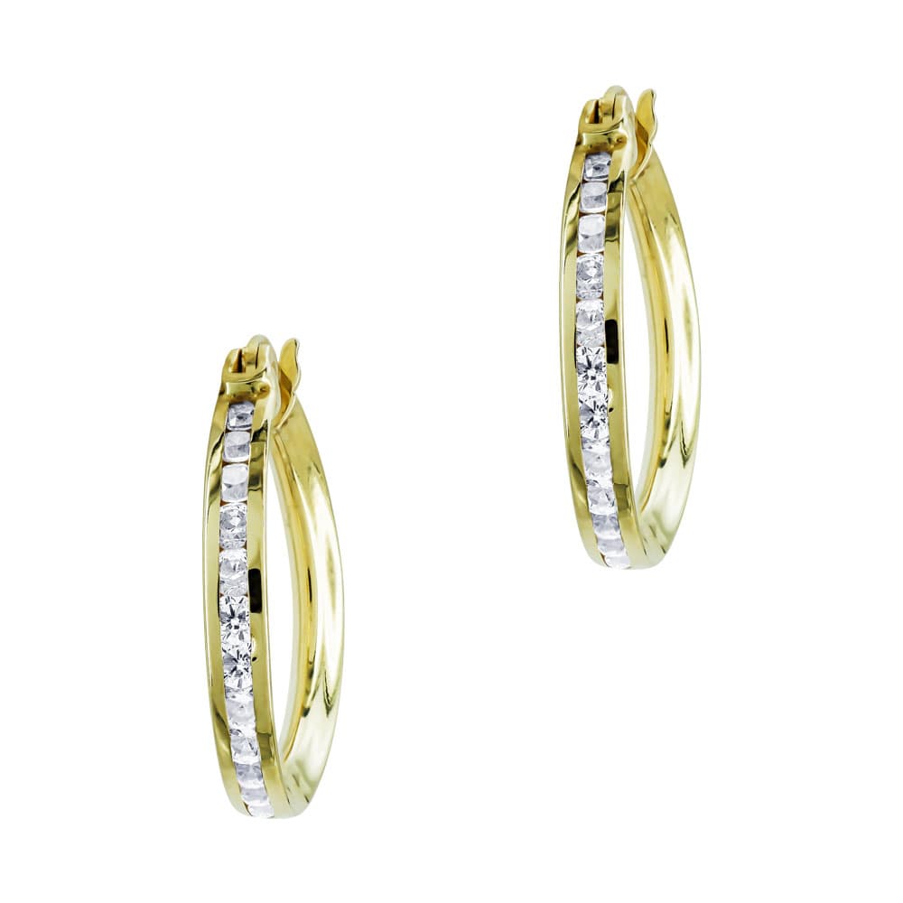 Women's Hoop Earrings Gofas Gold