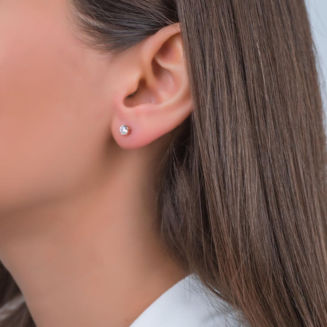 Women's Earrings Gofas Rose Gold