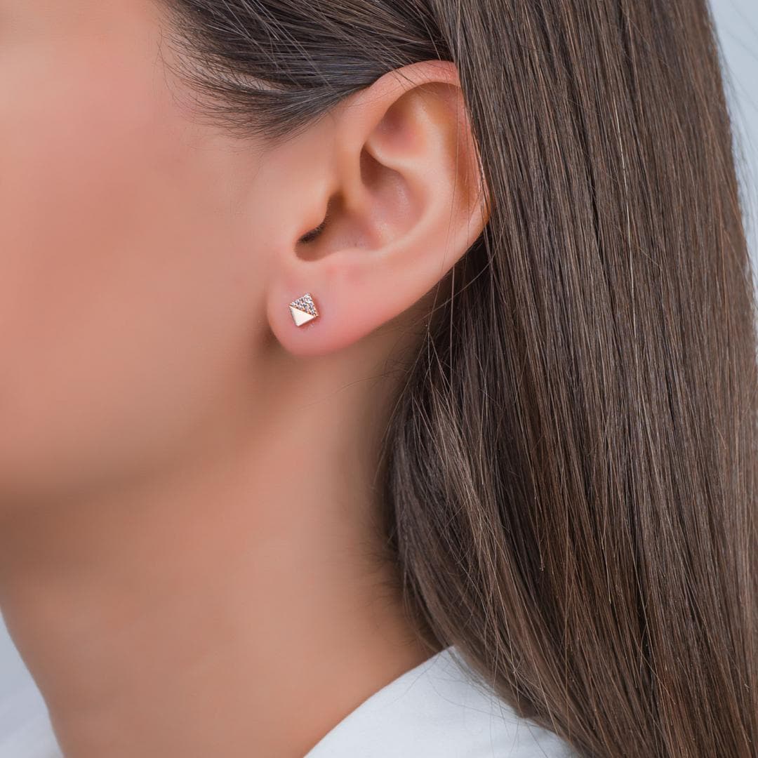 Women's Earrings Gofas Rose Gold