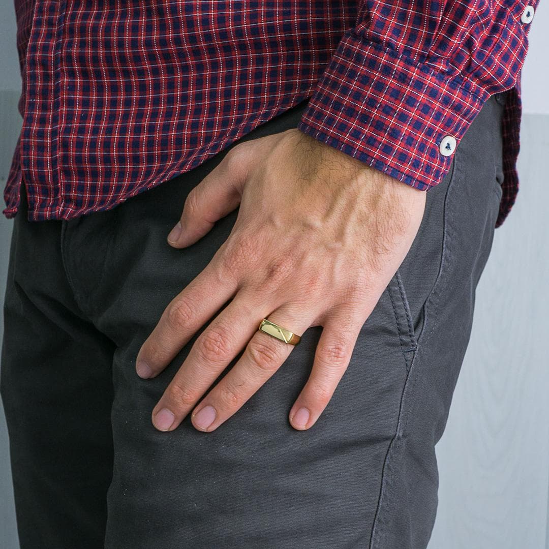 Men's Rings Gofas Gold