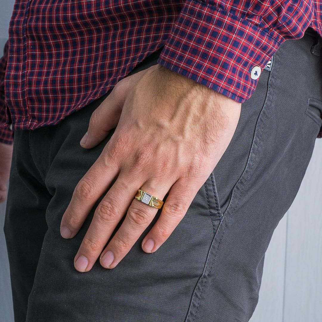 Men's Rings Gofas Gold