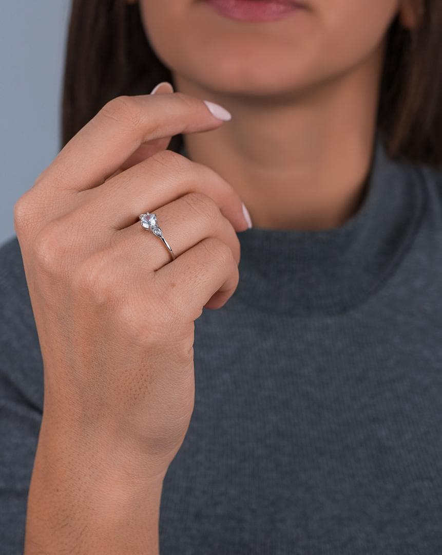 Women's Engagement Rings Gofas Silver