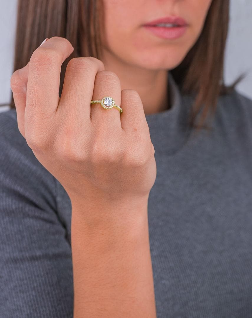 Women's Engagement Rings Gofas Silver