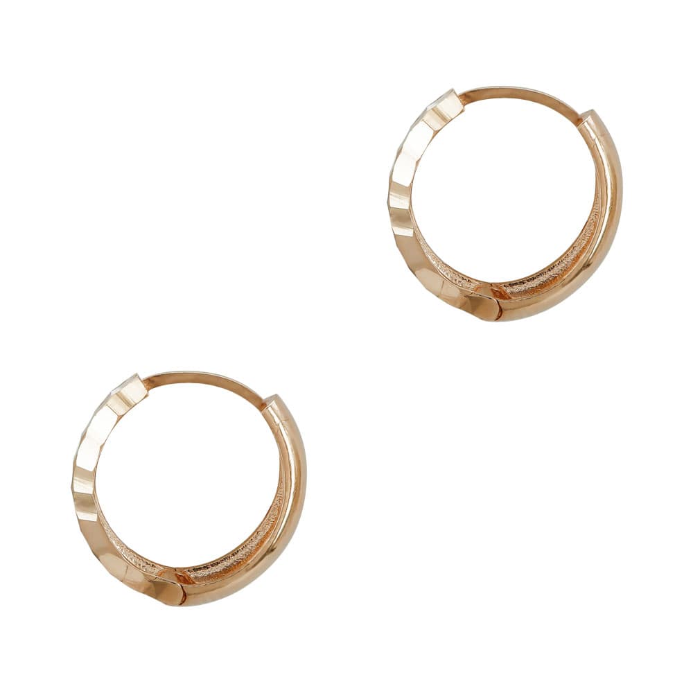 Women's Hoop Earrings Gofas Rose Gold
