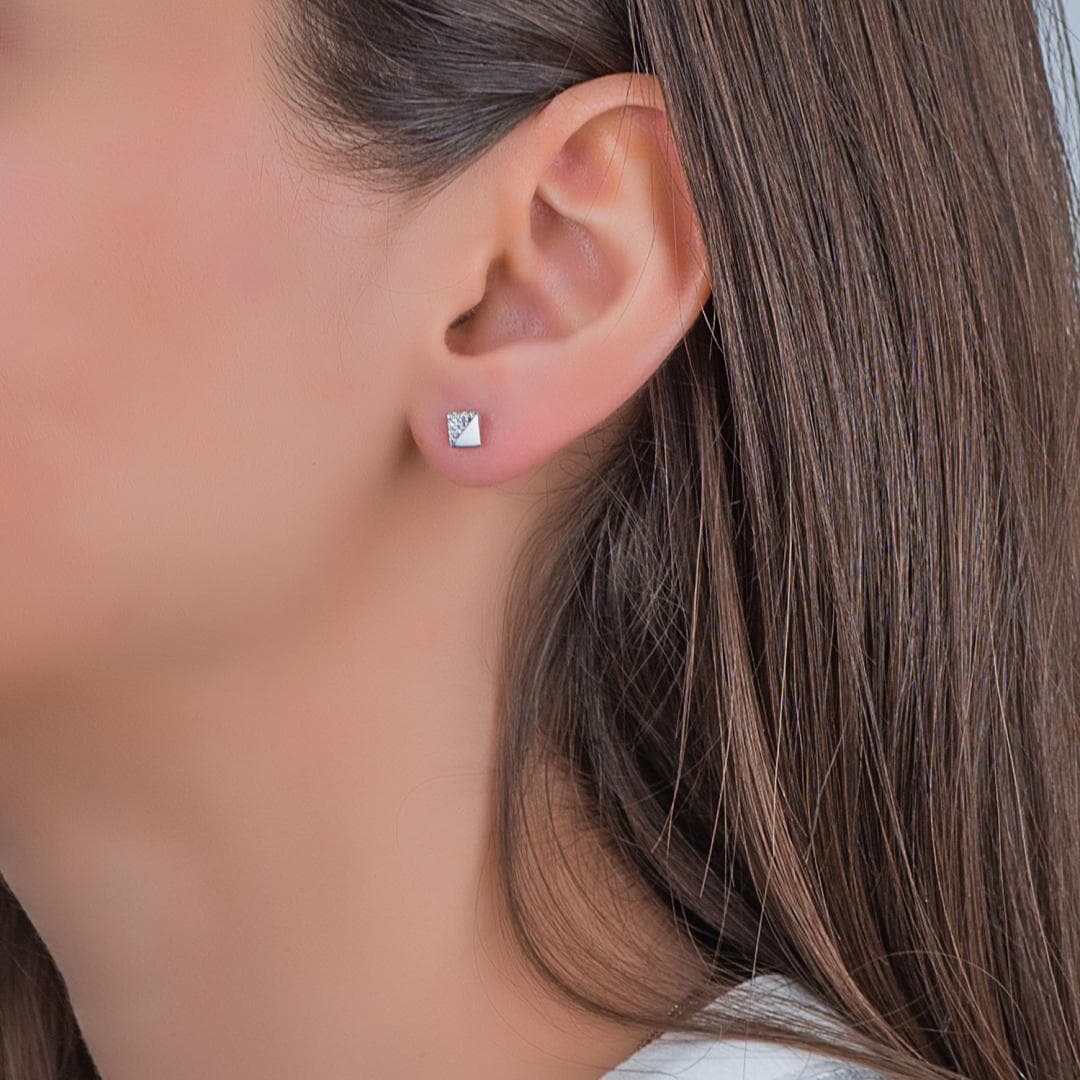 Women's Earrings Gofas Silver