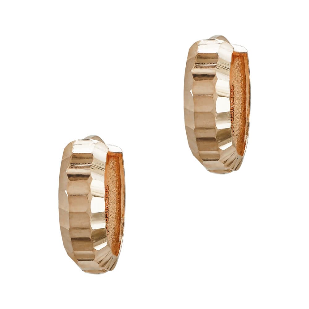 Women's Hoop Earrings Gofas Rose Gold