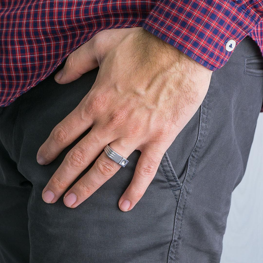 Men's Rings Gofas Silver