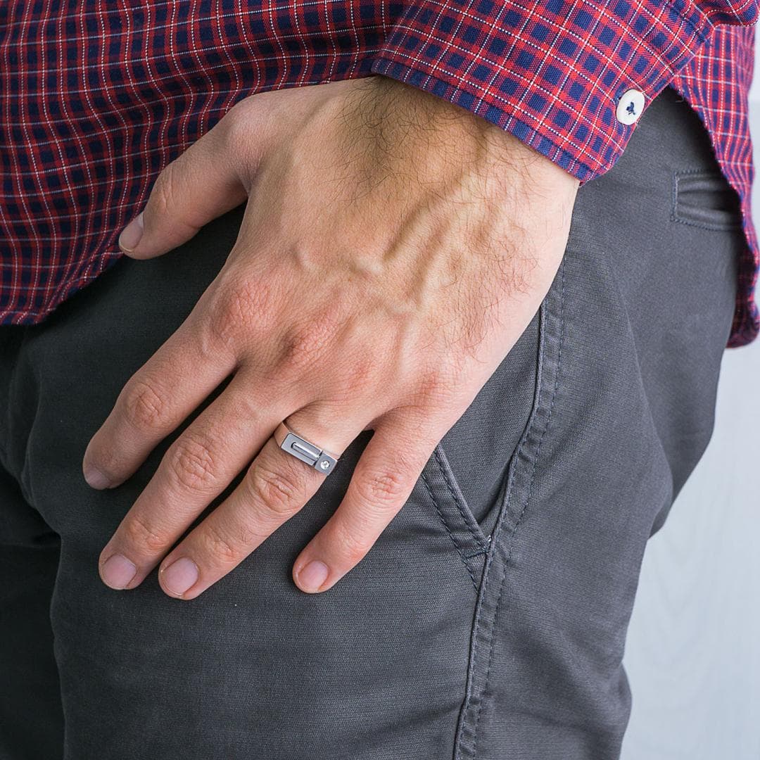 Men's Rings Gofas Silver