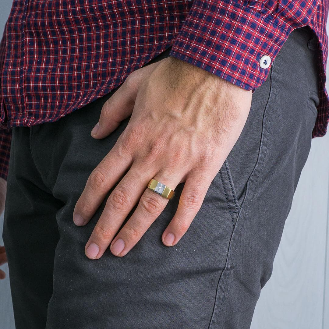 Men's Rings Gofas Gold