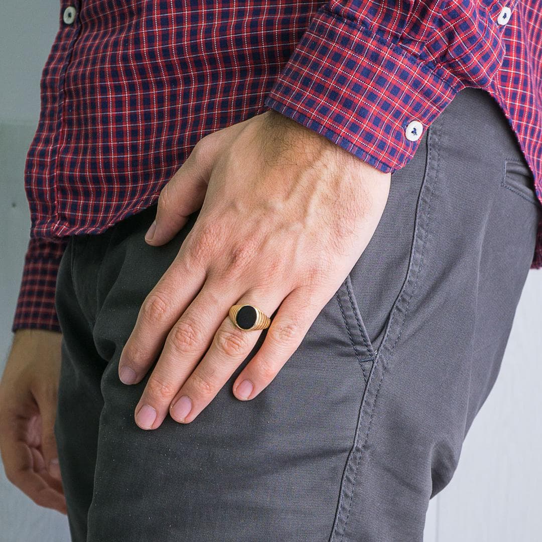 Men's Rings Gofas Gold