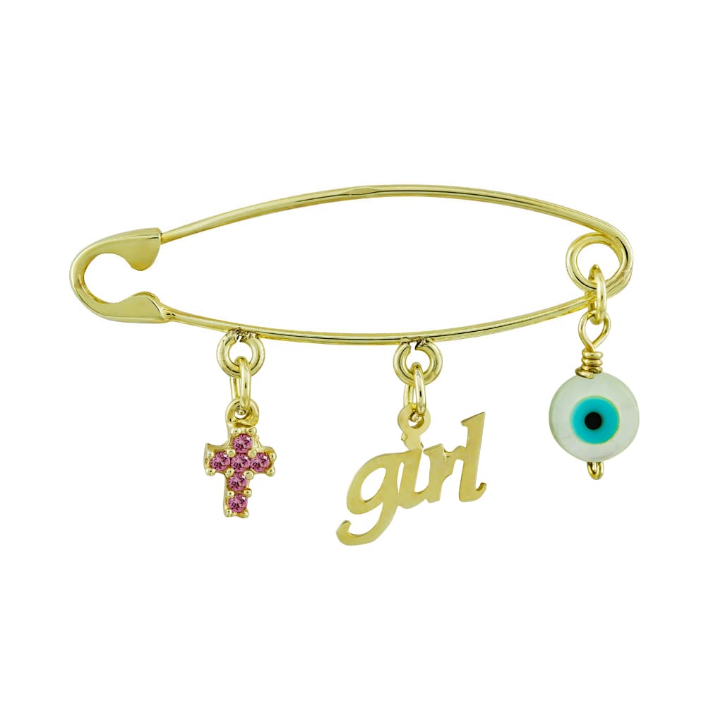 Φυλαχτό Παραμάνα Aπό Κίτρινο Χρυσό 9 Καρατίων PΑ87343