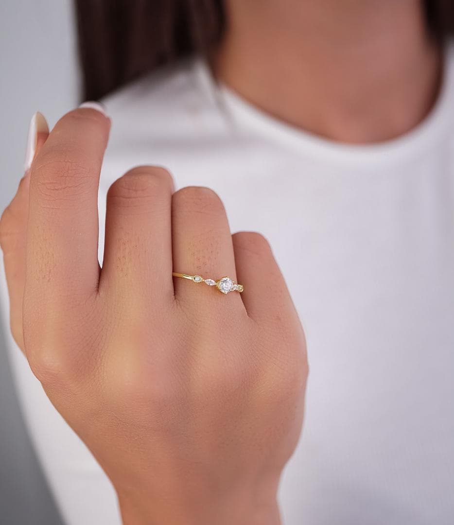 Women's Engagement Rings Gofas Silver