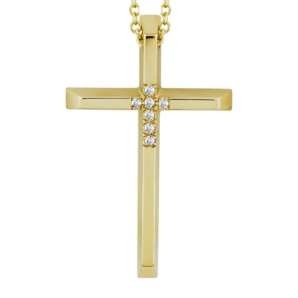 Girls' Baptism Crosses Gofas Gold