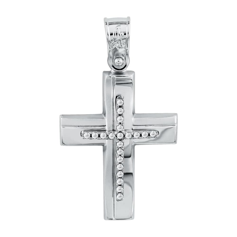 Girls' Baptism Crosses Gofas Silver