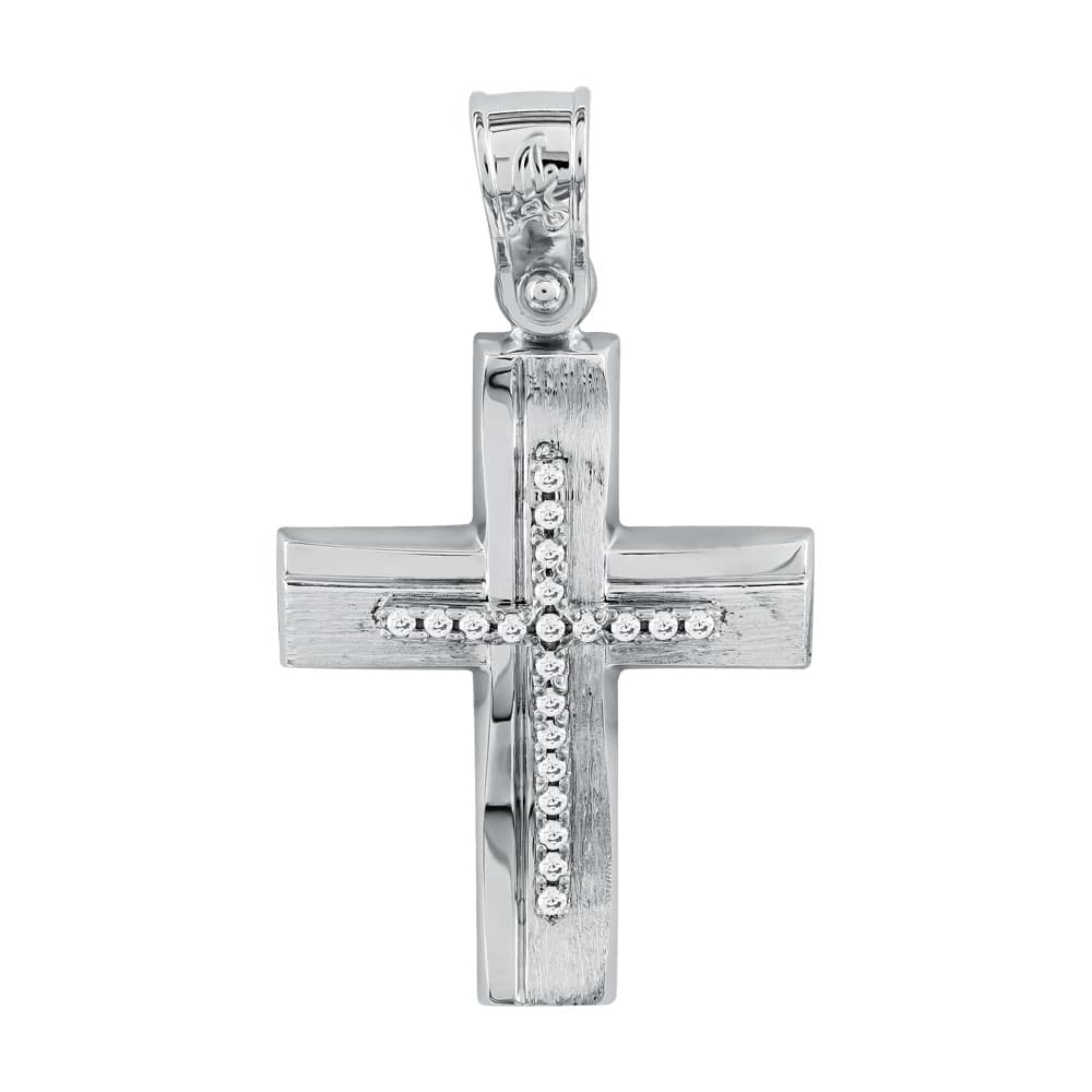 Girls' Baptism Crosses Gofas Silver