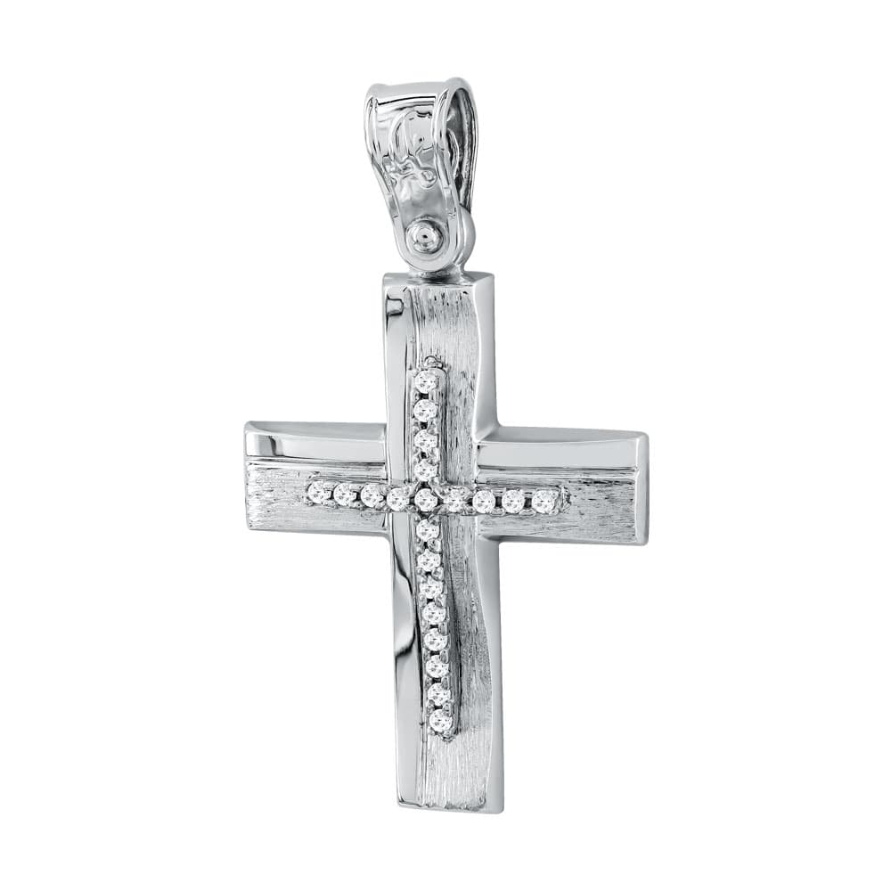 Girls' Baptism Crosses Gofas Silver