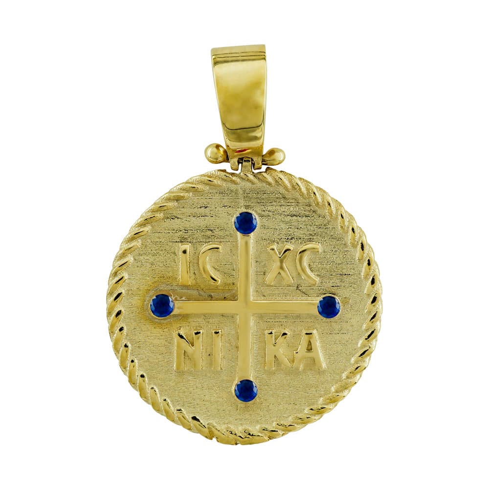 Κωνσταντινάτο Από Κίτρινο Χρυσό 9 Καρατίων KN268