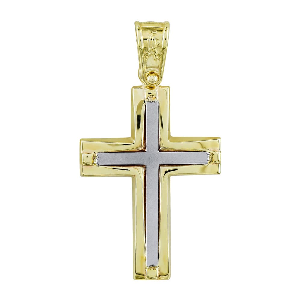 Boys' Baptism Crosses Gofas Gold