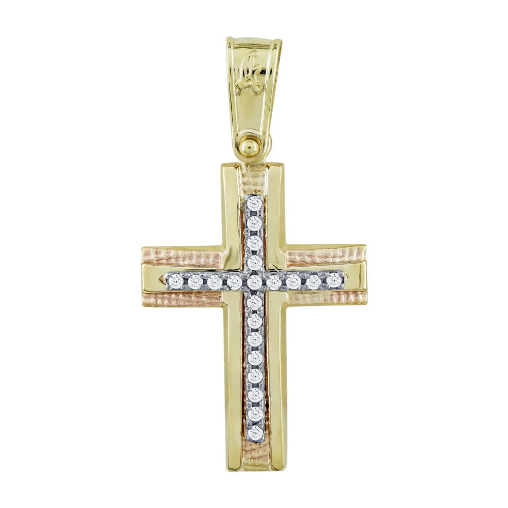 Girls' Baptism Crosses Gofas Gold