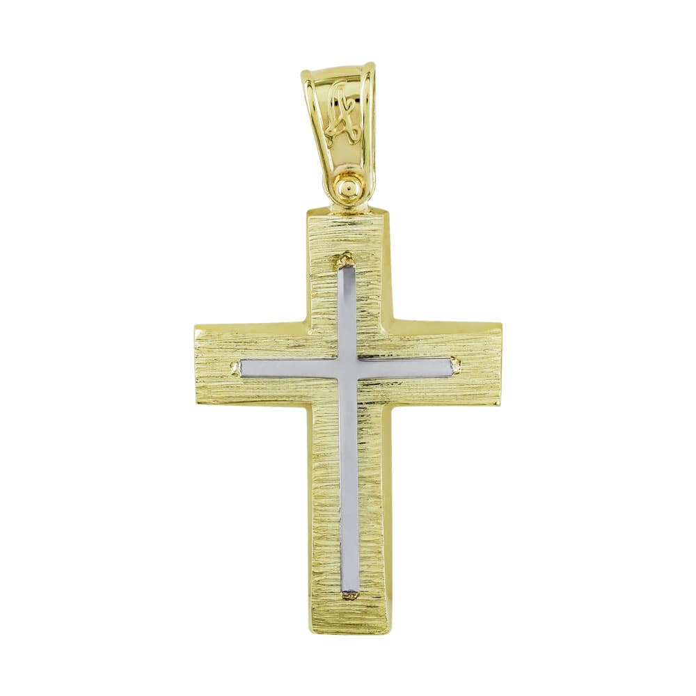 Boys' Baptism Crosses Gofas Gold