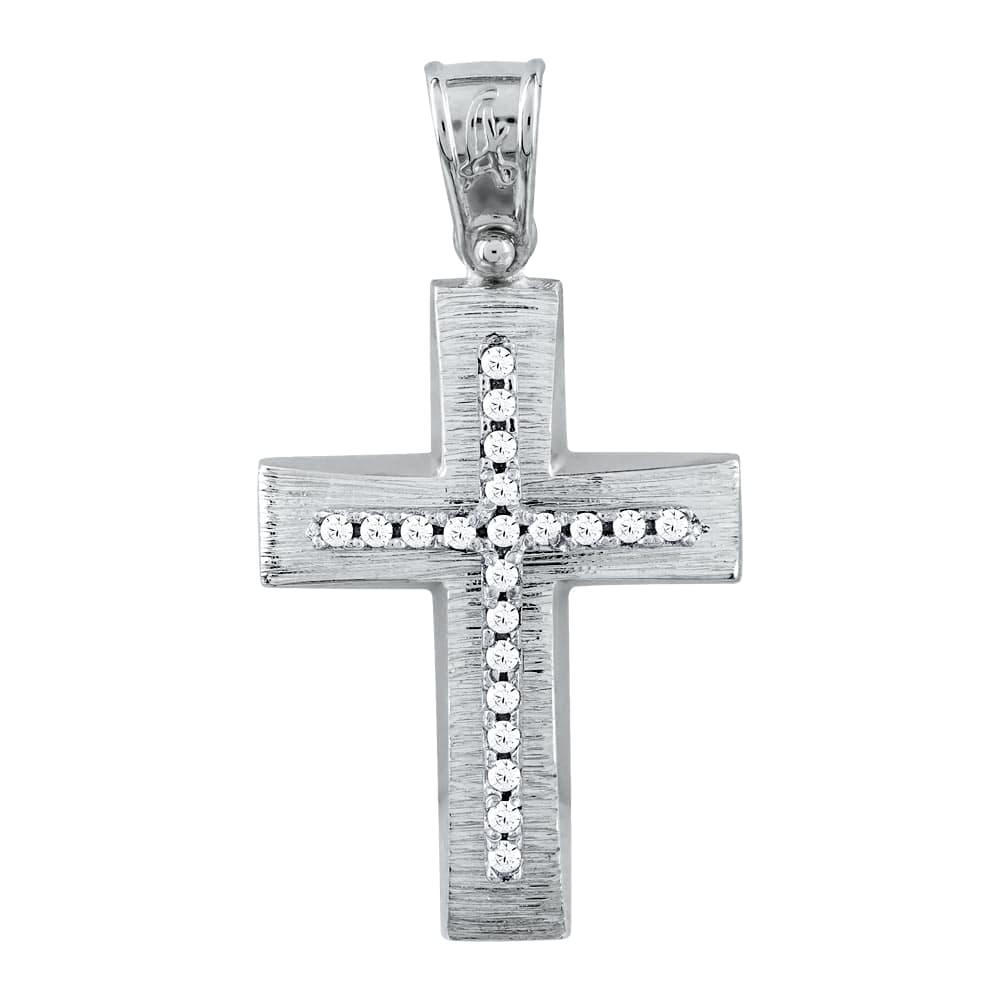 Girls' Baptism Crosses Gofas Silver