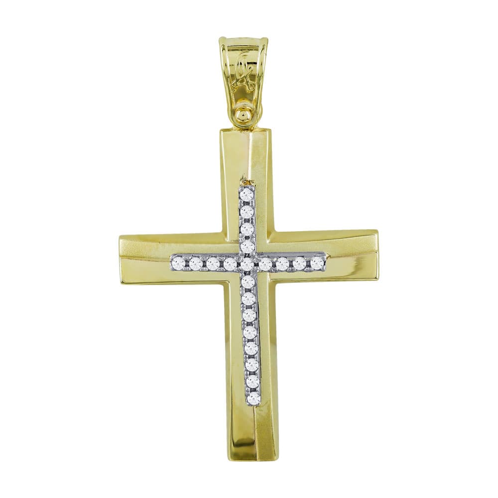 Girls' Baptism Crosses Gofas Gold