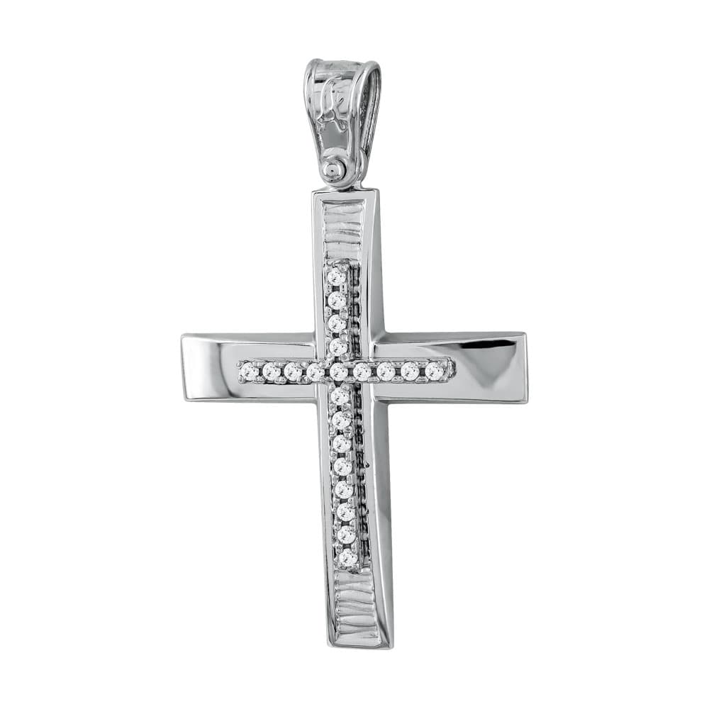 Girls' Baptism Crosses Gofas Silver
