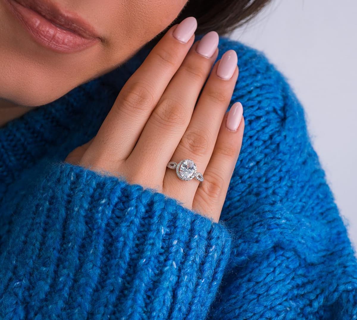 Women's Engagement Rings Gofas Silver