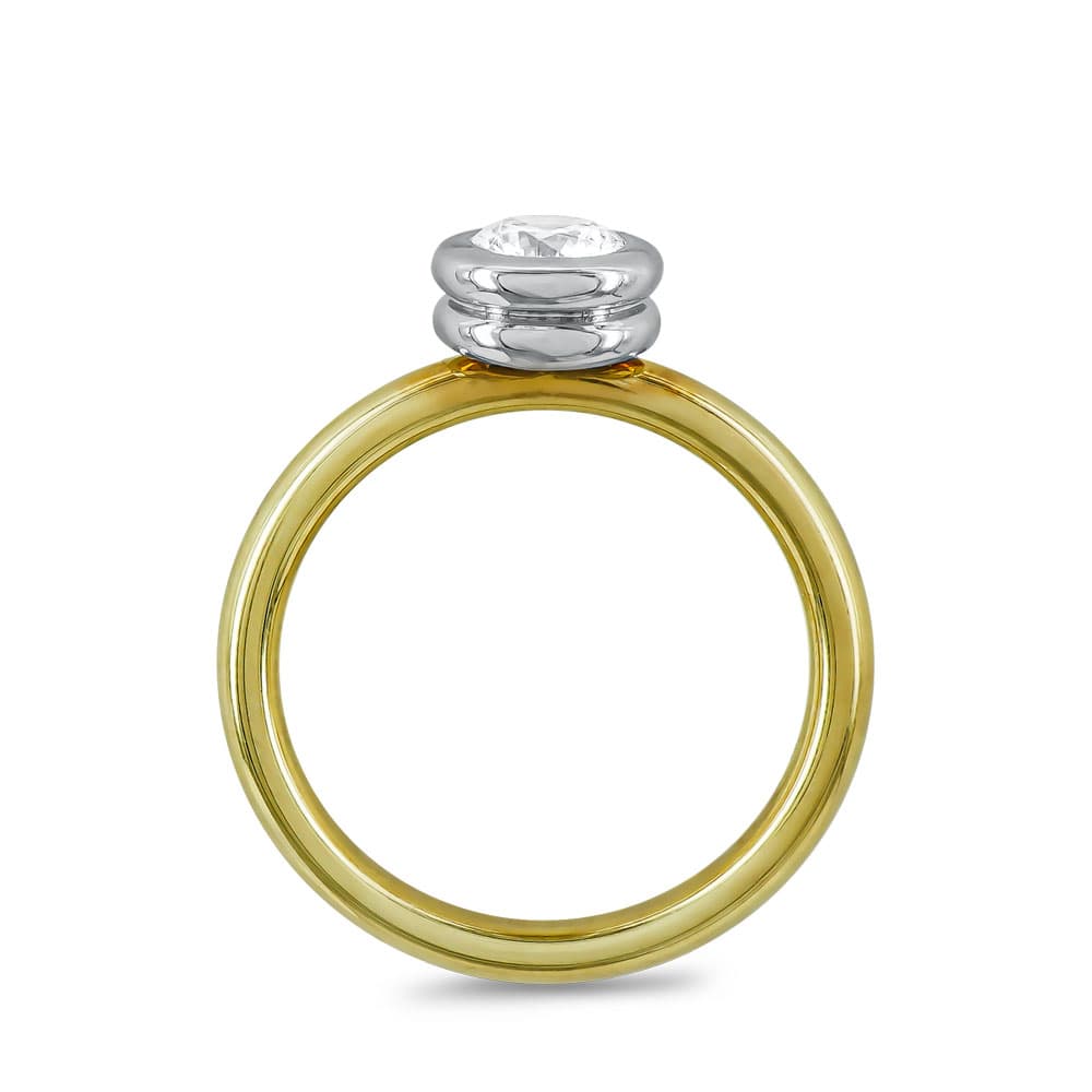 Μονόπετρο Δαχτυλίδι Breuning Με Διαμάντι Brilliant από Λευκό Χρυσό K18 DDX4783W