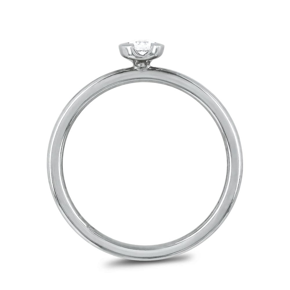 Μονόπετρο Δαχτυλίδι Breuning Με Διαμάντι Brilliant από Kίτρινο Χρυσό K18 DDX4787